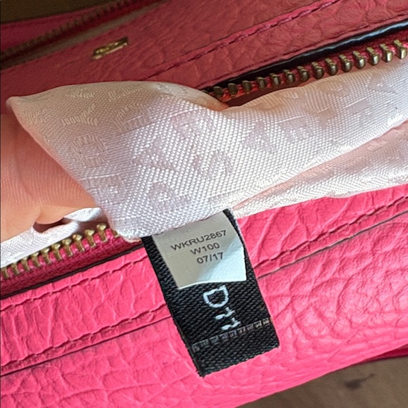 Kate Spade Pink Pebbled Leather Satchel Crossbody Gold Hardware - Picture 8 of 14